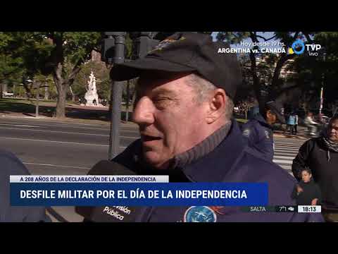 Así se vivió el desfile militar que se realizó para celebrar la Independencia Así se vivió el desfile militar que se realizó para celebrar la Independencia