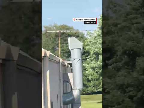 Asistentes al mitin de Trump notan a un presunto tirador en un techo