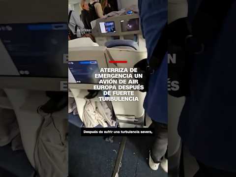 Aterriza de emergencia un avión de Air Europa en #Brasil después de fuerte turbulencia