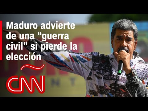 “Baño de sangre” y “guerra civil”, las advertencias de Maduro si pierde la elección “Baño de sangre” y “guerra civil”, las advertencias de Maduro si pierde la elección