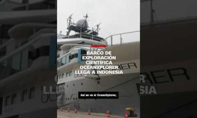 Barco de exploración científica OceanXplorer llega a Indonesia