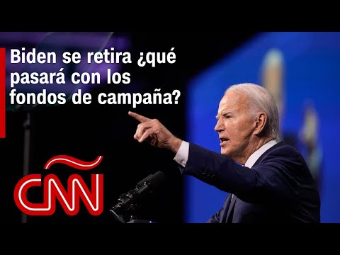 Biden no buscará la reelección: ¿qué sucederá con los fondos de campaña