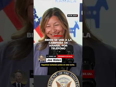 Biden se une a la campaña de Harris, por teléfono Biden se une a la campaña de Harris, por teléfono