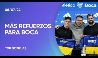 Boca presentó a dos nuevos refuerzos