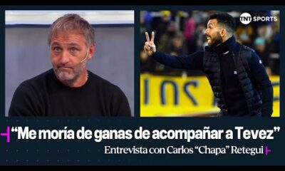 Carlos “Chapa” Retegui: “Me morÃ­a de ganas de acompaÃ±ar a Tevez en Rosario Central”