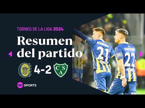 CENTRAL goleÃ³ a SARMIENTO en ARROYITO | #RosarioCentral 4-2 #Sarmiento | Resumen