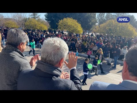 Claudio Poggi acompañó los festejos por el aniversario de Santa Rosa