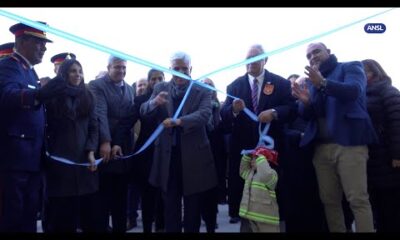 Claudio Poggi inaugura el destacamento Nº1 de Bomberos