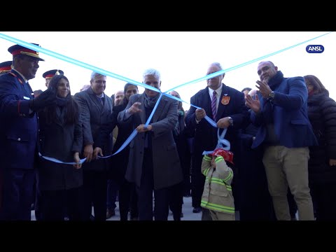 Claudio Poggi inaugura el destacamento Nº1 de Bomberos