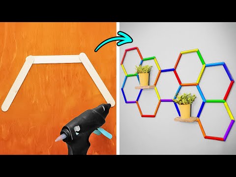 CÓMO HACER DECORACIÓN DE PARED CREATIVA 😍 ¡IDEAS DE DECORACIÓN IMPRESIONANTES!