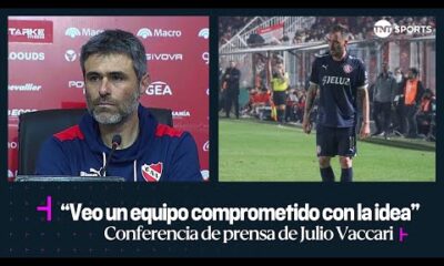Conferencia de prensa de Julio #Vaccari luego de la caÃ­da de #Independiente ante #Instituto