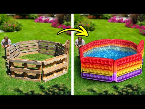 Construye Tu Patio de Ensueño 🏡: Increíbles Hacks e Ideas de DIY para un Espacio Relajante 🌿✨