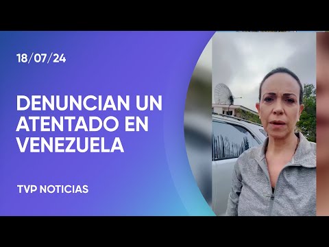 Corina Machado, líder opositora en Venezuela, denunció un atentado en su contra Corina Machado, líder opositora en Venezuela, denunció un atentado en su contra