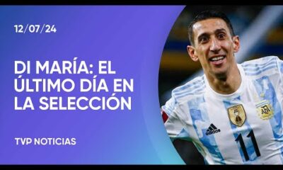 Di María se despide de la Albiceleste