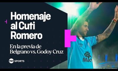 El Cuti #Romero fue homenajeado en la previa de #Belgrano frente a #GodoyCruz