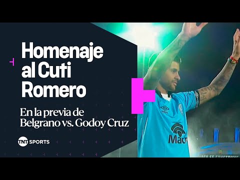 El Cuti #Romero fue homenajeado en la previa de #Belgrano frente a #GodoyCruz