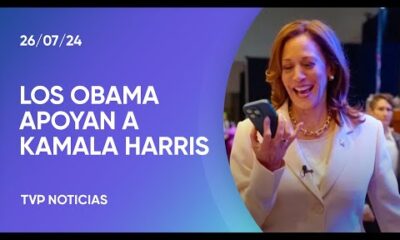 El matrimonio Obama respalda la candidatura de Kamala Harris