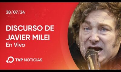 El Presidente Javier Milei en La Rural – 28/07/2024