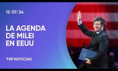 El presidente Javier Milei está en los Estados Unidos, vuelve el domingo al país