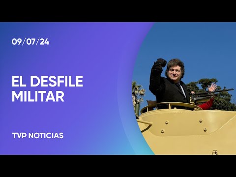 El presidente Milei encabezó el desfile militar por el 9 de julio El presidente Milei encabezó el desfile militar por el 9 de julio