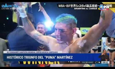 El “Puma” Martínez hizo historia en Japón y es el campeón mundial supermosca