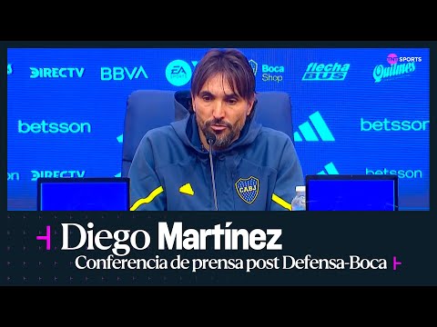 EN VIVO: Diego MartÃnez habla en conferencia de prensa tras Defensa y Justicia vs. Boca EN VIVO: Diego MartÃnez habla en conferencia de prensa tras Defensa y Justicia vs. Boca