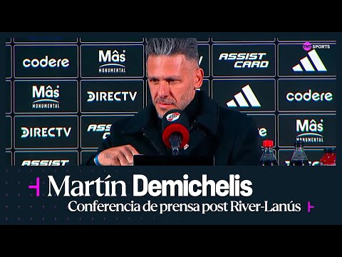 EN VIVO: MartÃ­n Demichelis habla en conferencia de prensa tras River vs. LanÃºs