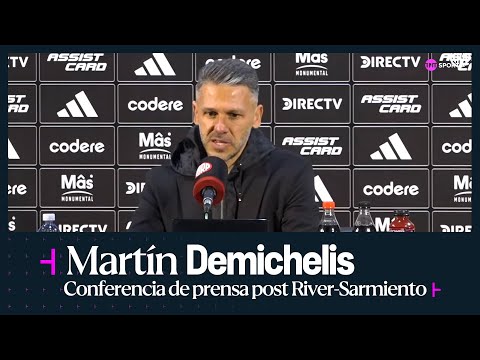 EN VIVO: MartÃ­n Demichelis habla en conferencia de prensa tras River vs. Sarmiento