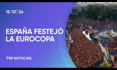 España festejó la Eurocopa en Madrid