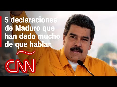 Estas han sido 5 declaraciones de Maduro que han dado mucho de que hablar Estas han sido 5 declaraciones de Maduro que han dado mucho de que hablar