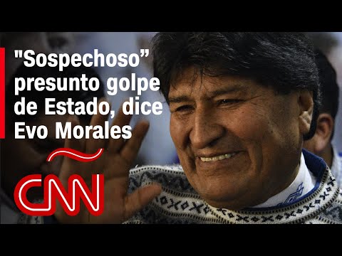Evo Morales dice que hay aspectos “sospechosos” en el intento de golpe de Estado Evo Morales dice que hay aspectos “sospechosos” en el intento de golpe de Estado
