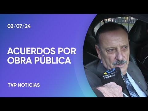 Francos recibió a Quintela y Zamora en Casa Rosada