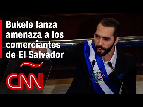 Fuerte amenaza del presidente Nayib Bukele a los comerciantes de El Salvador Fuerte amenaza del presidente Nayib Bukele a los comerciantes de El Salvador