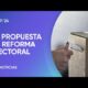 Funcionarios del Gobierno presentaron la propuesta de reforma electoral