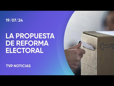 Funcionarios del Gobierno presentaron la propuesta de reforma electoral Funcionarios del Gobierno presentaron la propuesta de reforma electoral