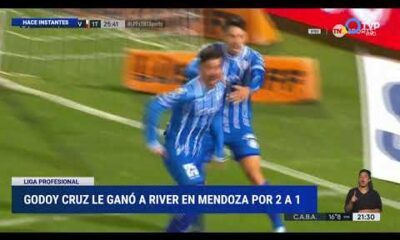 Godoy Cruz le ganó 2-1 a River en Mendoza