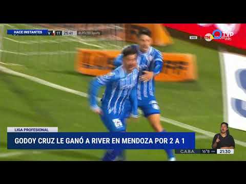 Godoy Cruz le ganó 2-1 a River en Mendoza Godoy Cruz le ganó 2-1 a River en Mendoza
