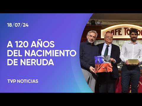 Homenaje a Pablo Neruda en el Tortoni Homenaje a Pablo Neruda en el Tortoni