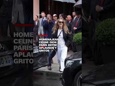 Homenajean a Celine Dion en Paris entre aplausos y gritos Homenajean a Celine Dion en Paris entre aplausos y gritos