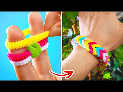 ¡Ideas rápidas y encantadoras para hacer joyería DIY para tu mejor amiga! 😍🌈