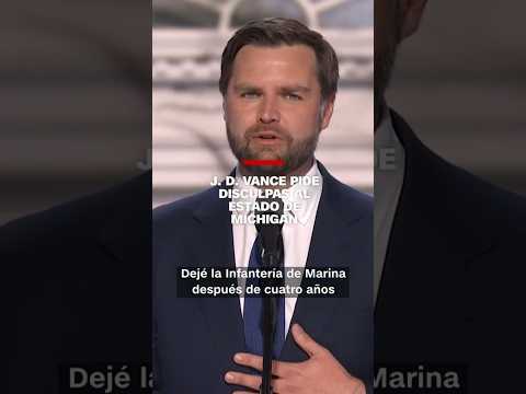 J. D. #Vance pide disculpas al estado de Michigan J. D. #Vance pide disculpas al estado de Michigan