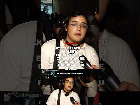 Joven relata su violento encuentro con colectivos chavistas y se emociona al recordar a su abuelo Joven relata su violento encuentro con colectivos chavistas y se emociona al recordar a su abuelo