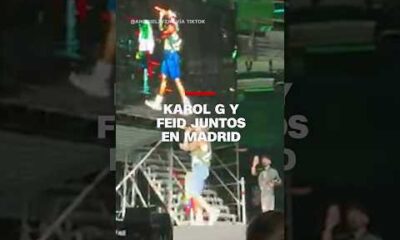 Karol G y Feid juntos en Madrid