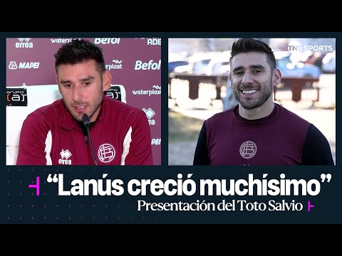 La alegrÃ­a del Toto Salvio por volver a #LanÃºs tras 14 aÃ±os