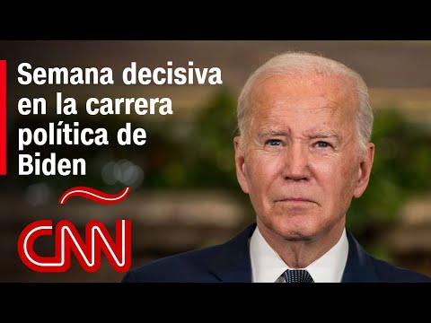 La carrera política del presidente Biden enfrenta días críticos tras el debate