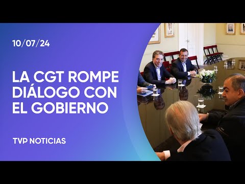 La CGT rompió el diálogo con el Gobierno y el secretario de Trabajo pidió “reflexión” La CGT rompió el diálogo con el Gobierno y el secretario de Trabajo pidió “reflexión”