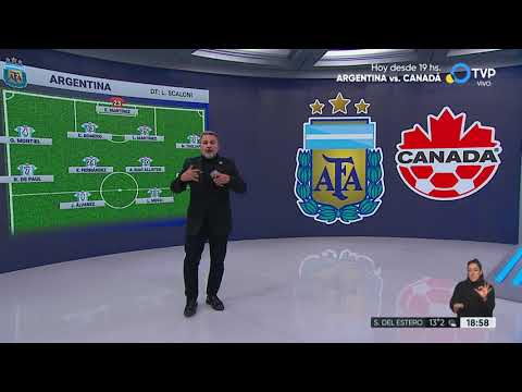 La posible formación de Scaloni ante Canadá