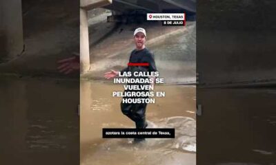 Las calles inundadas se vuelven peligrosas en #Houston