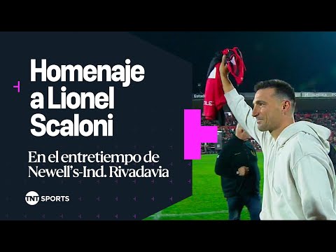 Lionel #Scaloni fue homenajeado en el entretiempo de #Newells vs #IndependienteRivadavia Lionel #Scaloni fue homenajeado en el entretiempo de #Newells vs #IndependienteRivadavia