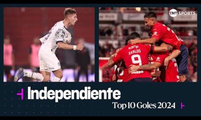 Los 10 mejores goles de #Independiente en la #LPF en el primer semestre de 2024